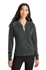 Mercer+Mettle Women's Double-Knit Bomber MM3001 Anchor Grey