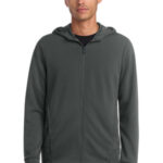 Mercer+Mettle Double-Knit Full-Zip Hoodie MM3002 Anchor Grey