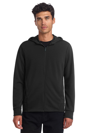 Mercer+Mettle Double-Knit Full-Zip Hoodie MM3002 Deep Black