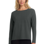 Mercer+Mettle Women's Stretch Drop Shoulder Pullover MM3013 Anchor Grey