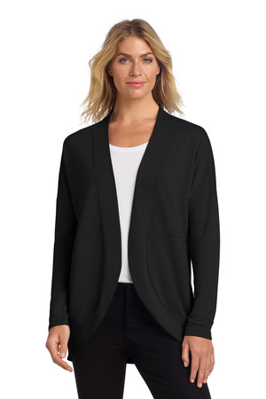 Mercer+Mettle Women's Stretch Open-Front Cardigan MM3015 Deep Black