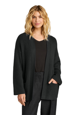 Mercer+Mettle Women's Open Cardi MM3021 Deep Black