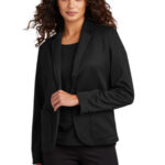 Mercer+Mettle Women's Relaxed Knit Blazer MM3031 Deep Black