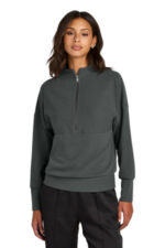 Mercer+Mettle Women's Linear Texture 1/4-Zip MM3041 Storm Grey