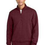 Mercer+Mettle Soft Spacer 1/4-Zip MM3100 Burgundy