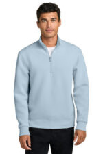 Mercer+Mettle Soft Spacer 1/4-Zip MM3100 Celestial Blue