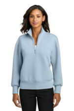 Mercer+Mettle Women's Soft Spacer 1/4-Zip MM3101 Celestial Blue