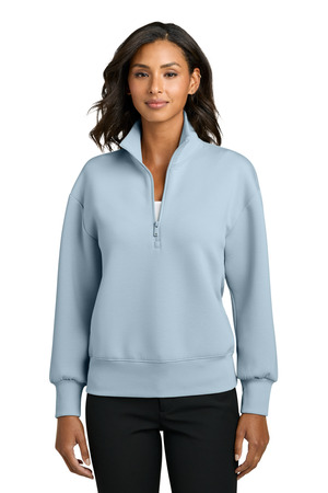 Mercer+Mettle Women's Soft Spacer 1/4-Zip MM3101 Celestial Blue
