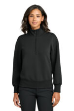 Mercer+Mettle Women's Soft Spacer 1/4-Zip MM3101 Deep Black