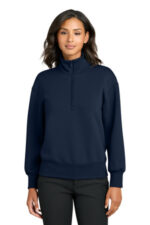 Mercer+Mettle Women's Soft Spacer 1/4-Zip MM3101 Night Navy