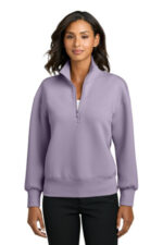 Mercer+Mettle Women's Soft Spacer 1/4-Zip MM3101 Purple Ash