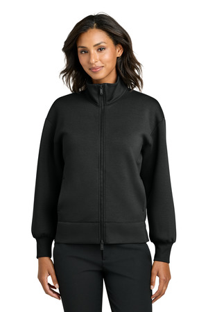 Mercer+Mettle Women's Soft Spacer Full-Zip MM3103 Deep Black