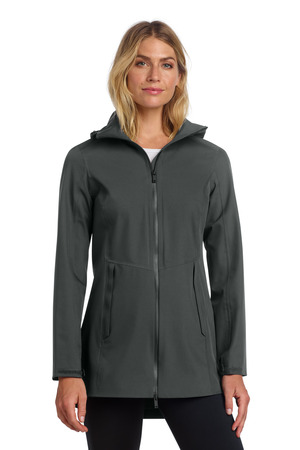 Mercer+Mettle Women's Waterproof Rain Shell MM7001 Anchor Grey