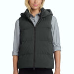 Mercer+Mettle Women's Puffy Vest MM7217 Anchor Grey