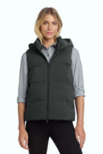 Mercer+Mettle Women's Puffy Vest MM7217 Anchor Grey