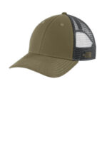 The North Face Ultimate Trucker Cap. NF0A4VUA Burnt Olive Green/ Asphalt Grey