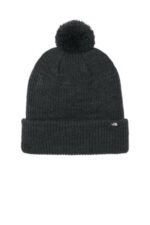 The North Face Pom Beanie NF0A7RGI TNF Black Heather