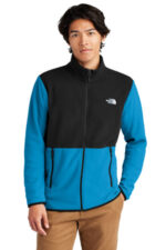 The North Face Glacier Full-Zip Fleece Jacket NF0A7V4J Hero Blue/ TNF Black
