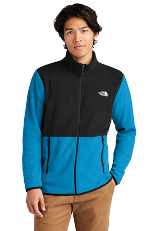 The North Face Glacier Full-Zip Fleece Jacket NF0A7V4J Hero Blue/ TNF Black
