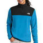 The North Face Glacier 1/4-Zip Fleece NF0A7V4L Hero Blue/ TNF Black