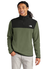 The North Face Glacier 1/4-Zip Fleece NF0A7V4L New Taupe Green/ TNF Black