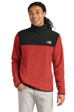 The North Face Glacier 1/4-Zip Fleece NF0A7V4L Rage Red/ TNF Black