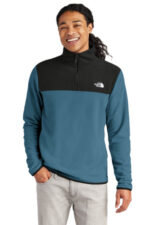 The North Face Glacier 1/4-Zip Fleece NF0A7V4L Shady Blue/ TNF Black