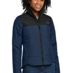 The North Face Women's Chest Logo Everyday Insulated Jacket NF0A7V6K Shady Blue