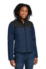 The North Face Women's Chest Logo Everyday Insulated Jacket NF0A7V6K Shady Blue