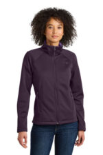 The North Face Women's Chest Logo Ridgewall Soft Shell Jacket NF0A88D4 TNF Blackberry Wine