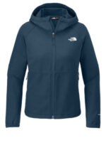 The North Face Women's Barr Lake Hooded Soft Shell Jacket NF0A8BUE Shady Blue Dark Heather