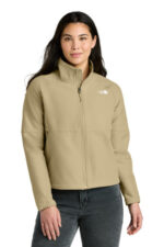The North Face Women's Barr Lake Soft Shell Jacket NF0A8C5C Khaki Stone Dark Heather