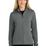The North Face Women's Aim Full-Zip Fleece Jacket NF0A8FQJ Smoked Pearl Grey