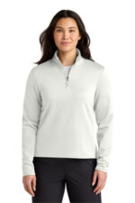 The North Face Women's Aim 1/4-Zip Fleece NF0A8FQK White Dune