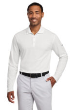 Nike Dri-FIT Micro Pique 2.0 Long Sleeve Polo NKDC2104 White
