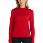 Nike Women's Dri-FIT Element 1/2-Zip Top NKDH4951 Scarlet
