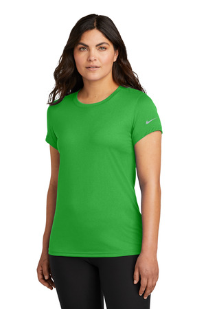 Nike Women's Swoosh Sleeve rLegend Tee NKDX8734 Apple Green