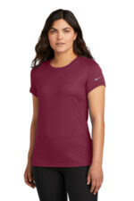 Nike Women's Swoosh Sleeve rLegend Tee NKDX8734 Team Maroon