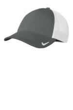 Nike Stretch-to-Fit Mesh Back Cap NKFB6448 Anthracite/ White