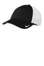 Nike Stretch-to-Fit Mesh Back Cap NKFB6448 Black/ White