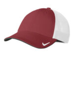 Nike Stretch-to-Fit Mesh Back Cap NKFB6448 Team Red/ White