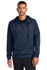 Nike Therma-FIT Pocket 1/4-Zip Fleece Hoodie NKFD9742 Navy