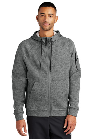 Nike Therma-FIT Pocket Full-Zip Fleece Hoodie NKFD9859 Charcoal Heather