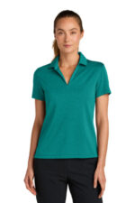Nike Women's Dri-FIT Smooth Heather Polo NKFQ4793 Bright Spruce Heather