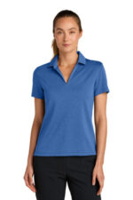 Nike Women's Dri-FIT Smooth Heather Polo NKFQ4793 Game Royal Heather