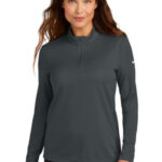 Nike Women's Essential 1/2-Zip Cover-Up NKHM7969 Anthracite