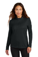 Nike Women's Essential 1/2-Zip Cover-Up NKHM7969 Black