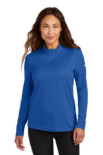 Nike Women's Essential 1/2-Zip Cover-Up NKHM7969 Game Royal