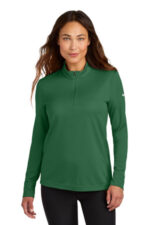 Nike Women's Essential 1/2-Zip Cover-Up NKHM7969 Gorge Green