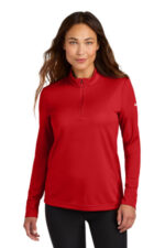 Nike Women's Essential 1/2-Zip Cover-Up NKHM7969 University Red